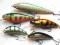 Wobler  Woblery ZESTAW 5szt  szczupakowo-sumowe