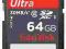 Karta SDXC 64GB Sandisk Ultra CL10 UHS-I FullHD fv