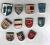 Odznaki, wpinki, herby miast, zestaw 6