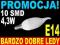 ZAROWKA SWIECOWA LED SWIECA PLOMYK 10 SMD 4,3W E14
