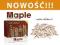 Drewniane klocki MAPLE 200szt opakowanie kartonowe