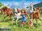 PUZZLE 120 ELEMENTÓW KONIE NA ŁĄCE KOŃ B13029