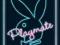 Playmate Neon Króliczek Playboya plakat 40x50 cm