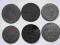 Zestaw 6 monet. Grosze, 1811-1840