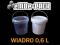 WIADRO WIADERKO PLASTIKOWE 0,6L Z POKRYWKĄ TANIO!!
