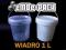 WIADRO WIADERKO PLASTIKOWE 1L Z POKRYWKĄ TANIO!!