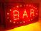 BAR orange REKLAMA LED NEON BANER