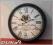 DUŻY ZEGAR ŚCIENNY WISZĄCY RETRO 62 cm
