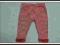 D1403 EarlyDays Czerwone Legginsy w paski 56