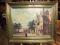 stary obraz w drewnianej ramie 57,6 x 72,7