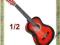 Gitara klasyczna 1/2 dziecięca wiśniowa M121