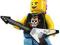 Lego minifigurki seria 4 Punkrokowiec Punck Punk