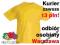 t-shirt żółty koszulka żółta FAKTURA Warszawa 7-8l