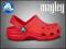 CROCS KIDS CLASSIC RED BUTY KLAPKI M3/W5 - 34/35
