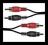 TC2 NOWY KABEL 2 x RCA - 2 x RCA 10,0m STEREO F-VT