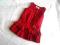 Piękna czerwona sukienka kokardka 12/18 mcy