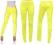 CS428*Legginsy 40 tregginsy żółte jeans BC 033795