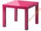 IKEA LACK Stolik Połysk Różowy 55x55