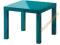 IKEA LACK Stolik Połysk Turkusowy 55x55