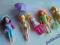 Polly Pocket 5 laleczek 4 w ubrankach .