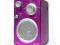 DENVER TR-48CM Radio FM kompaktowe AUX fioletowy