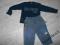 Super jeansowe bermudy + bluzeczka rozm 86