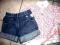 BLUZA GIRL2GIRL I JEANSOWE SPODENKI NA 4 5 LATEK