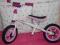 Kettler rowerek z koroną różowy dla księżniczki :)