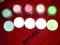 NOWY zestaw akryli kolorowych EKERT NAILS  neonowe