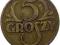 5 GROSZY 1936 ROK