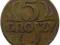 5 GROSZY 1938 ROK