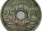 FRANCJA 25 CENTIMES 1929 ROK st.3+