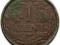 HOLANDIA 1 CENT 1941 ROK st.3