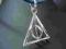 SREBRO  ZAWIESZKA HARRY POTTER INSYGNIA ŚMIERCI