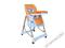 KRZESEŁKO DO KARMIENIA pomarańczowy