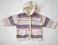 NEXT SWETER SWETEREK PASTELOWY W PASKI 3-6M.