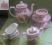 PIĘKNY PORCELANOWY SERWIS KAWOWY HOLLAND