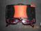 Okulary plusy bordo oprawka w komplecie etui