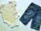 DPA389 ASPEN JAK NOWE jeansy+body dla smyka r56/62