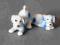 Porcelanowe figurki piesków