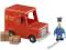 Character Listonosz Pat Samochód Pocztowy +Figurka