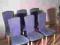 KRZESŁA SALONOWE 6szt. - błękitne !!