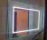 Lustro podświetlane łazienkowe LED1U/80x60 Jasne