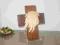 Drewniany KRZYŻ-Unikalna Rzeźba Jezusa na krzyżu