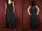 Czarna elegancka sukienka wieczorowa 36 S Q3897