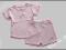 śliczny komplecik z tęczą lato NEXT 12-18 m / 86cm