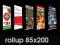 ROLLUP 85x200 cm z Wydrukiem 1440 dpi - NAJTANIEJ!