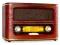 Auna Belle Epoque 1905 radio w stylu retro UKW MW