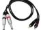 Kabel RCA stereo (cinch) -Jack,  DJ  PA - 1 m