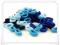 Frotki gumki niebieskie paczka 100 sztuk